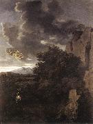 Nicolas Poussin Hagar and the Angel Germany oil painting artist